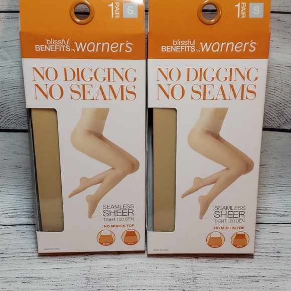 Warner's No Digging No Seam Pantyhose/Tight 8996 - Picture 1 of 10